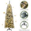 Artificial Christmas Tree with 250 Warm White LEDs for Shop & Home & Office