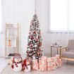 Artificial Christmas Tree with 250 Warm White LEDs for Shop & Home & Office