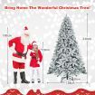 2.3m Snow Flocked Artificial Christmas Tree with 1010 Tips