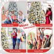 2.3m Snow Flocked Artificial Christmas Tree with 1010 Tips