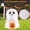 120 CM Halloween Inflatable Ghost with Pumpkin Lantern for Decoration