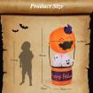 180CM Halloween Inflatable Pumpkin Hot Air Balloon with Ghosts