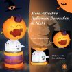 180CM Halloween Inflatable Pumpkin Hot Air Balloon with Ghosts