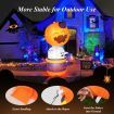 180CM Halloween Inflatable Pumpkin Hot Air Balloon with Ghosts