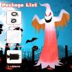 180 CM Halloween Inflatable Fire Ghost with Built-in Flame LED Light