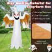 180 CM Halloween Inflatable Fire Ghost with Built-in Flame LED Light