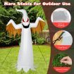 180 CM Halloween Inflatable Fire Ghost with Built-in Flame LED Light