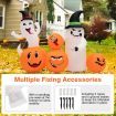 170CM Long Halloween Inflatable 4 Pumpkins & 2 Ghosts Combo for Decoration