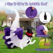 180 CM Inflatable White Ghost with Sharp Claws for Halloween Decoration