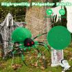 Halloween Inflatable Spider with Cobweb for Yard & Party & Garden & Lawn