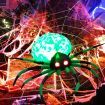 Halloween Inflatable Spider with Cobweb for Yard & Party & Garden & Lawn