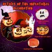 226CM Halloween Inflatable Pumpkin Combo with Ghost & Witches Hats