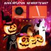 226CM Halloween Inflatable Pumpkin Combo with Ghost & Witches Hats