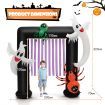 230CM Halloween Inflatable Archway with 2 Haunted Ghosts & 2 Spiders