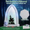 210 CM Halloween Inflatable Tombstone with Blower & Bat LED Projector