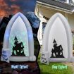 210 CM Halloween Inflatable Tombstone with Blower & Bat LED Projector