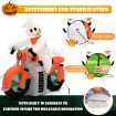 155CM Tall Halloween Inflatable Ghost Riding on Motor Bike