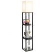 Modern Shelf Floor Lamp with 1 Drawer & 1 USB Port