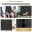 3-Panel Folding Room Divider with Durable Hinges Steel Base for Home/Office/Bathroom