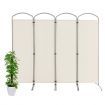 4 Panel Folding Privacy Screen for Home and Office