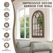 3-Layered Arched Mirror Hanging Steel Frame for Living Room