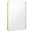 Rectangular Mirror with Aluminum Alloy Frame for Bathroom