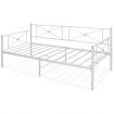 Metal Twin Size Daybed Frame with Steel Support for Bedroom