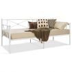 Metal Twin Size Daybed Frame with Steel Support for Bedroom