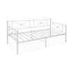 Metal Twin Size Daybed Frame with Steel Support for Bedroom