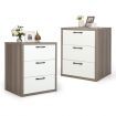 Modern Storage Organizer with 3 Pull-out Drawers for Living room, Bedroom