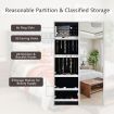 Jewelry Storage Cabinet with Full-Length Mirror for Bedroom