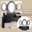 Dressing Table Set with Makeup Desk & Stool