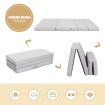 4-Fold Folding Sleeping Mat Sofa Bed with Smooth Zipper for Single/King Single /Double/Queen