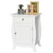 Accent Table with Single-Door Cabinet and Drawer