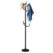 Metal Coat Rack Stand with 8 Hooks for Hats & Scarves & Handbags