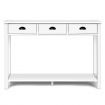 3-Drawer Console Table with 3 Drawers for Living Room