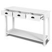 3-Drawer Console Table with 3 Drawers for Living Room