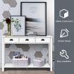 3-Drawer Console Table with 3 Drawers for Living Room