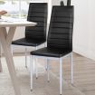 Set of 4 Chairs with High Backrest for Dining Room/Restaurant