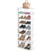 7-Tier Industrial Vertical Shoe Rack for Entryway