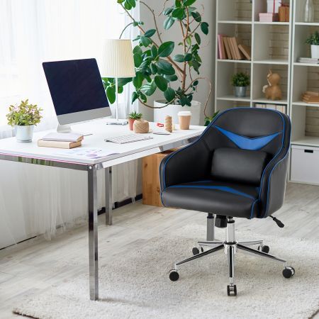 Adjustable Swivel Office Armchair with Massaging Cushion for Office
