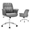 Modern Ergonomic Leisure Chair with Padded Armrests