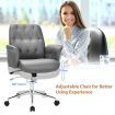 Modern Ergonomic Leisure Chair with Padded Armrests