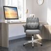 Modern Ergonomic Leisure Chair with Padded Armrests