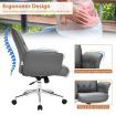 Modern Ergonomic Leisure Chair with Padded Armrests