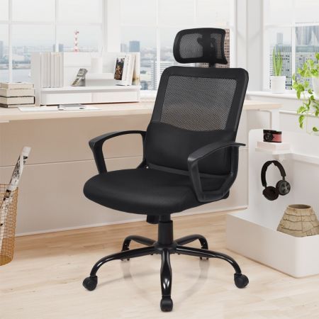 Ergonomic Mesh Chair with Lumbar Support for Office