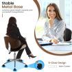 Modern Computer Chair with Curved Swivel Seat for Home & Office