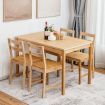 Dining Set with 1 Rectangular Table & 4 Chair for Dining Room & Kitchen