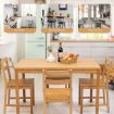 Dining Set with 1 Rectangular Table & 4 Chair for Dining Room & Kitchen