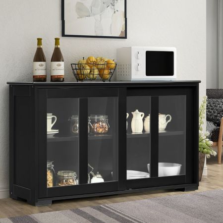 Kitchen Storage Sideboard with Adjustable Shelf